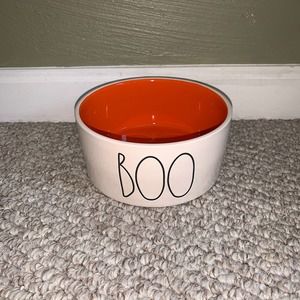 NEW Rae Dunn BOO ceramic pet bowl